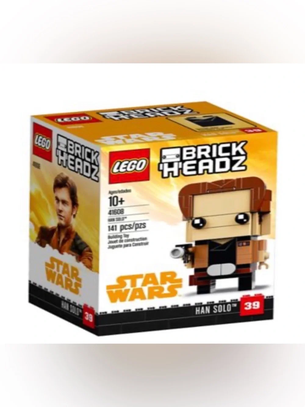 LEGO BrickHeadz Star Wars set 41608 Han Solo new in sealed box retired and rare